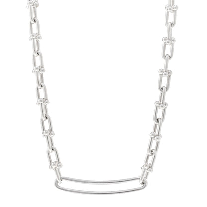 Tiffany Sterling Silver HardWear Link Necklace 1 of 5