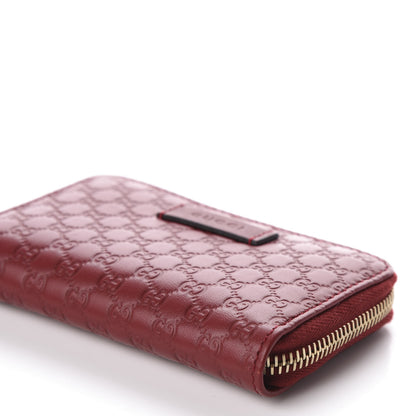 Gucci Microguccissima Zip Around Card Case Red 7 of 8