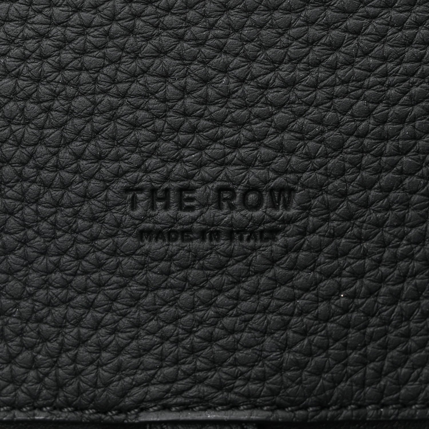 The Row Grained Calfskin EW Margaux Black 6 of 9