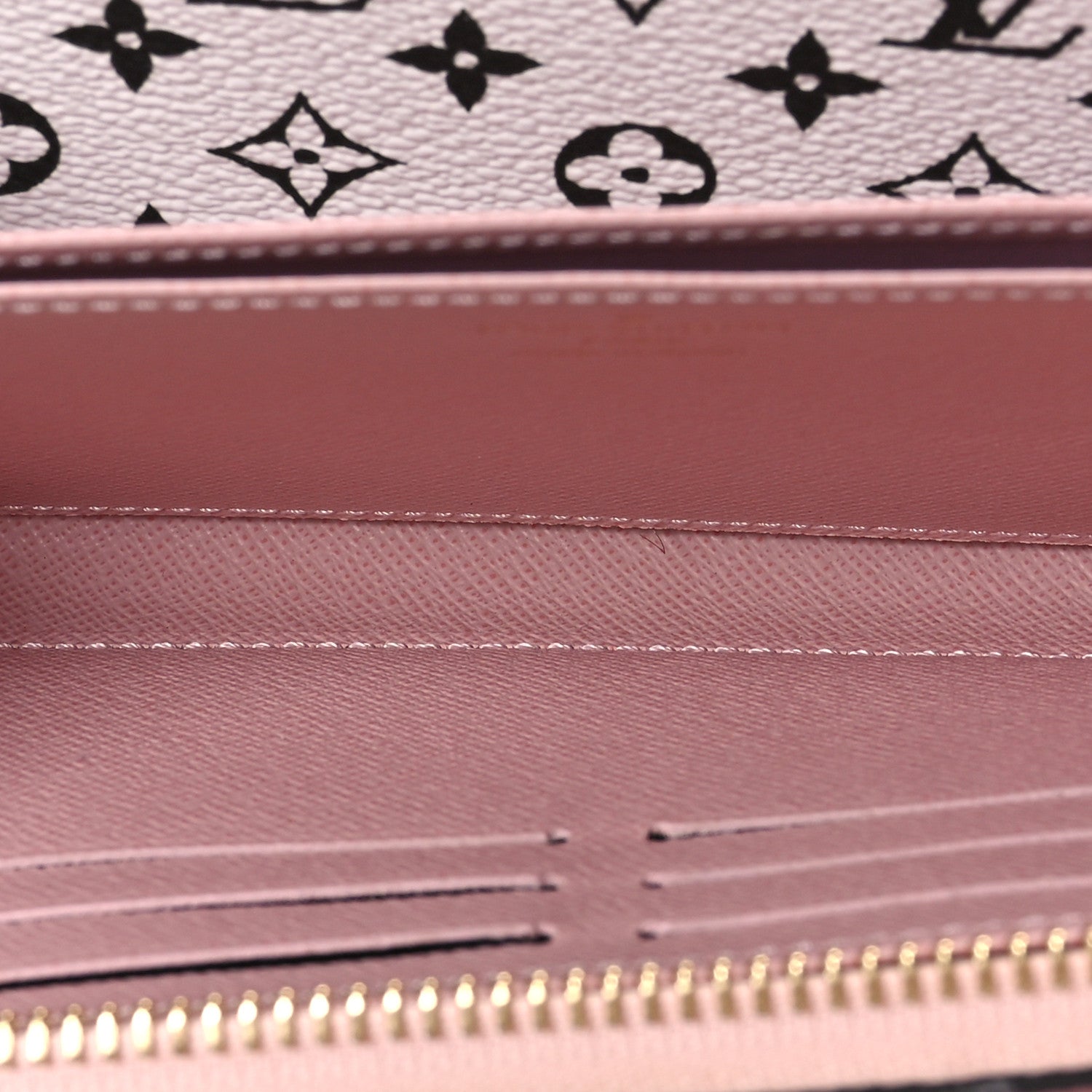Louis Vuitton Monogram Giant Zippy Wallet Rouge Rose 5 of 10