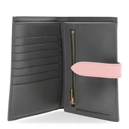 Celine Grained Calfskin Medium Multifunction Strap Wallet Grey Vintage Pink 5 of 10