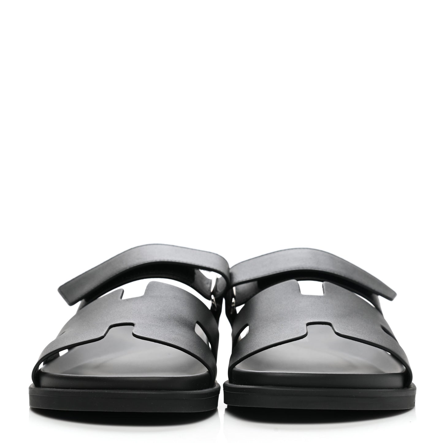 Calfskin Mens Chypre Sandals 43 Black