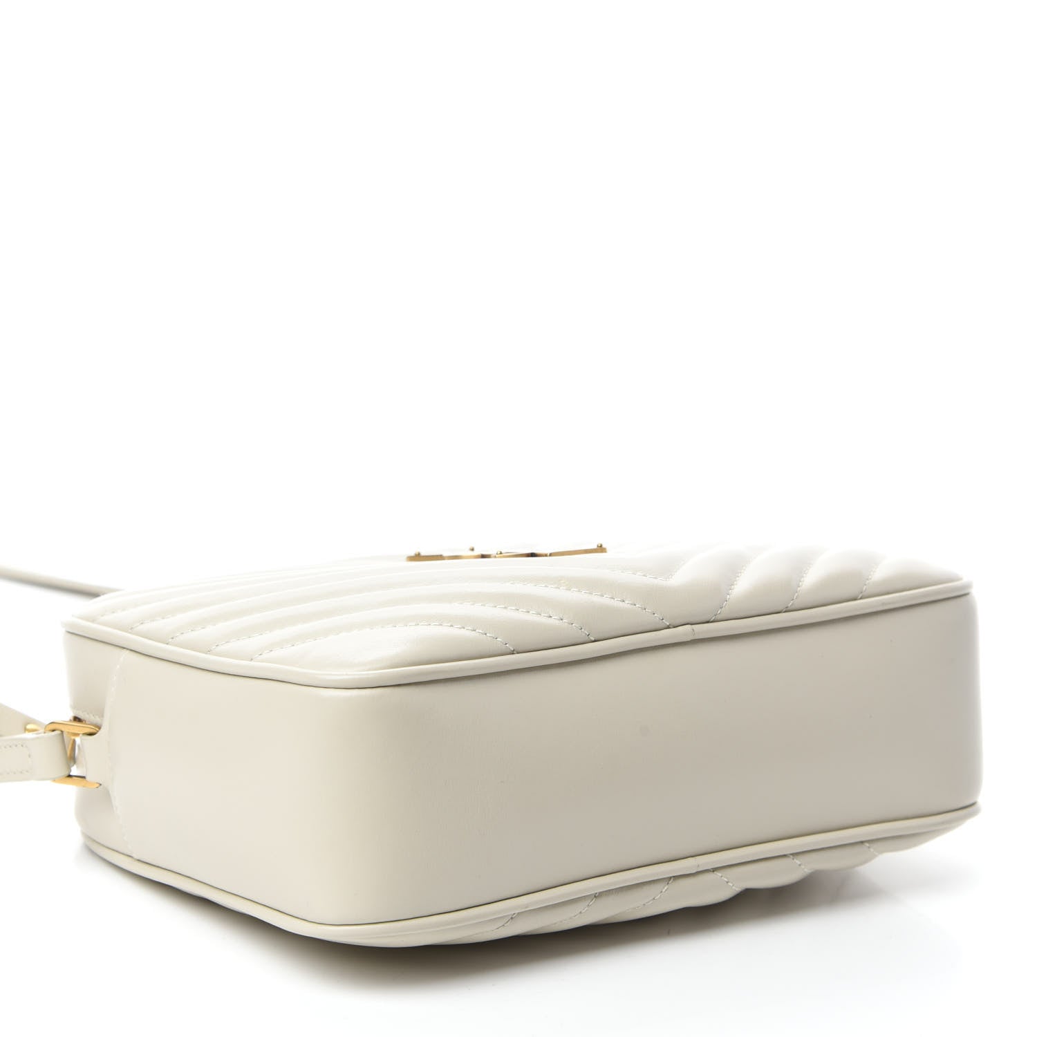 Saint Laurent Calfskin Matelasse Monogram Lou Camera Bag Crema Soft 4 of 10