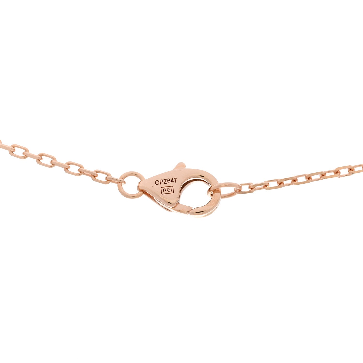 Cartier 18K Pink Gold Diamond Juste Un Clou Paved Pendant Necklace 5 of 6