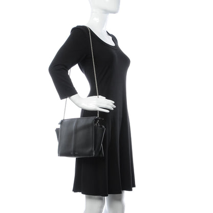 Celine Supple Natural Calfskin Tri-Fold Clutch Black 2 of 10