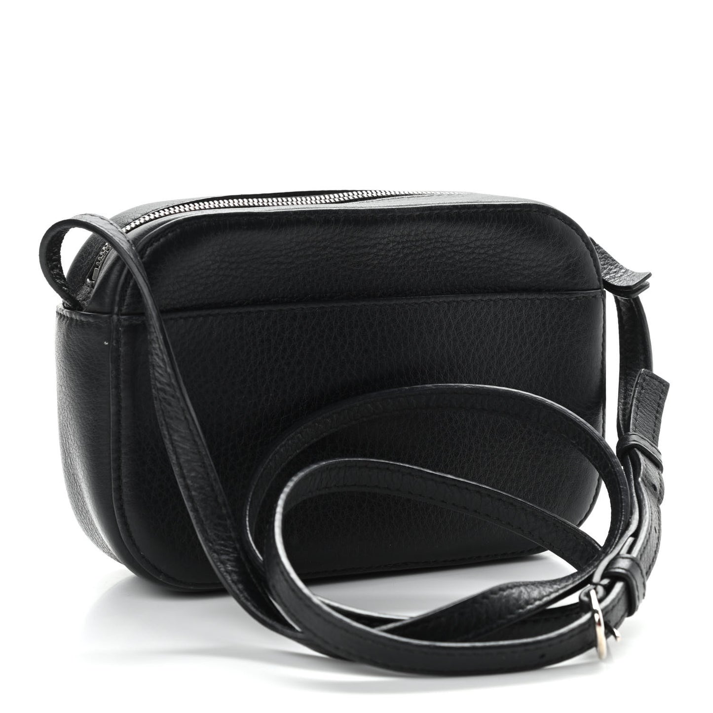 Calfskin Logo XS Everyday Camera Bag Black