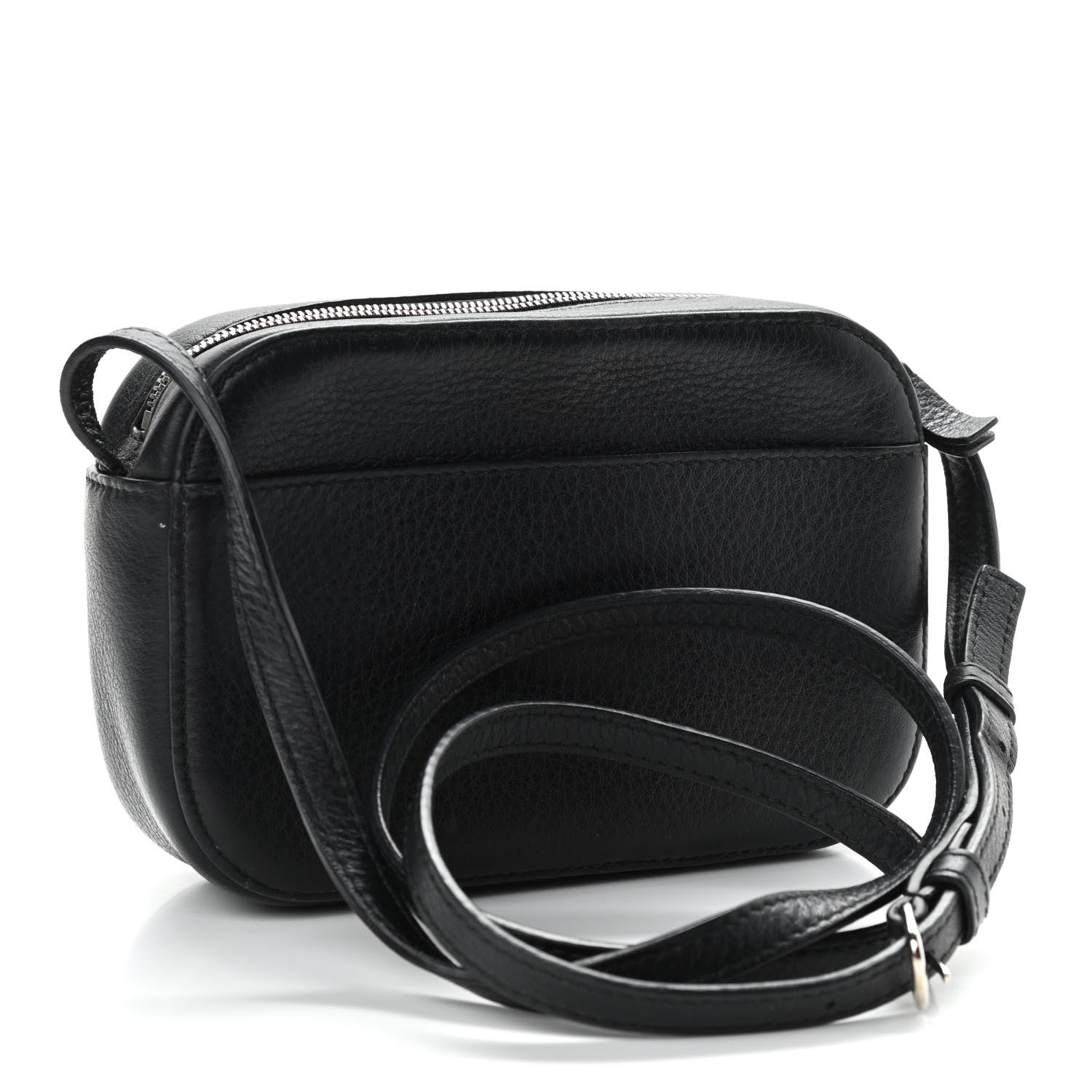 Balenciaga Calfskin Logo XS Everyday Camera Bag Black 2 of 11