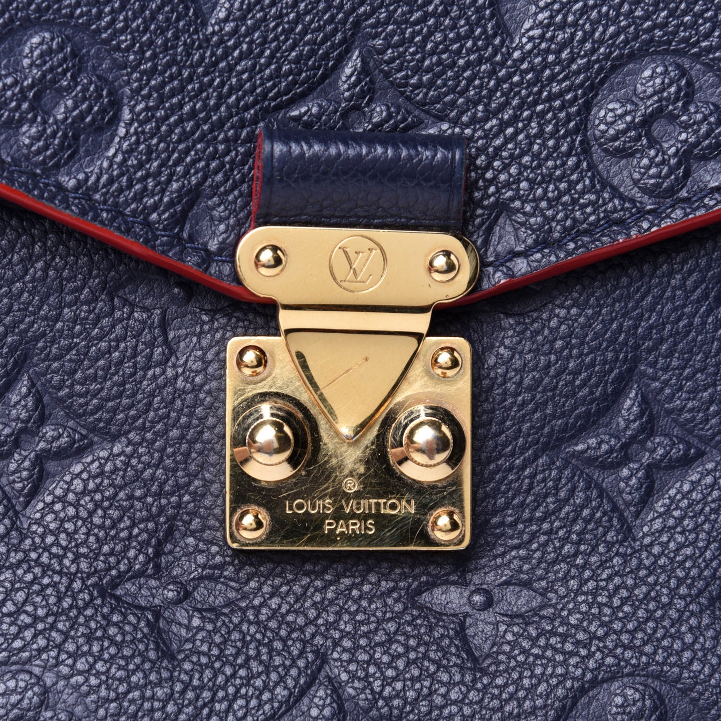 Empreinte Pochette Metis Marine Rouge