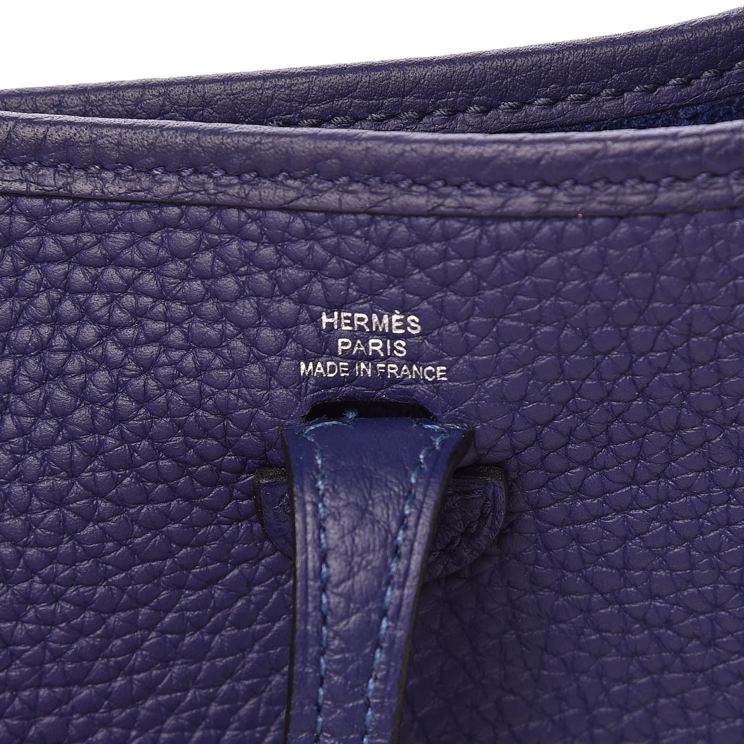 Hermes Taurillon Clemence Amazone Evelyne TPM Bleu Encre 6 of 10
