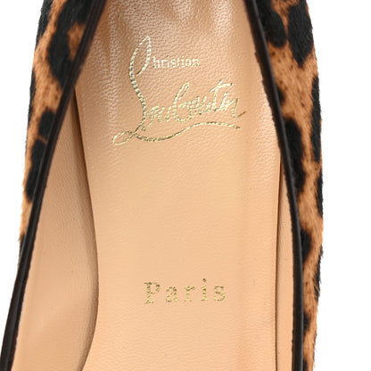 Christian Louboutin Pony Hair Luxor Mistica 60 Pumps 36.5 Leopard 8 of 9