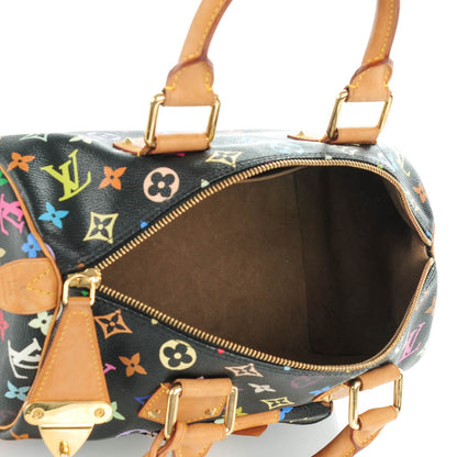 Louis Vuitton Monogram Multicolor Speedy 30 Black 5 of 7