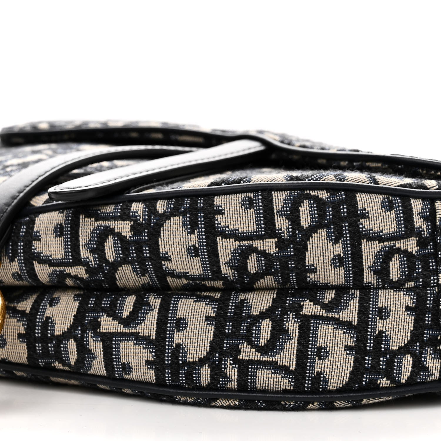 Christian Dior Oblique Saddle Bag Blue 10 of 10