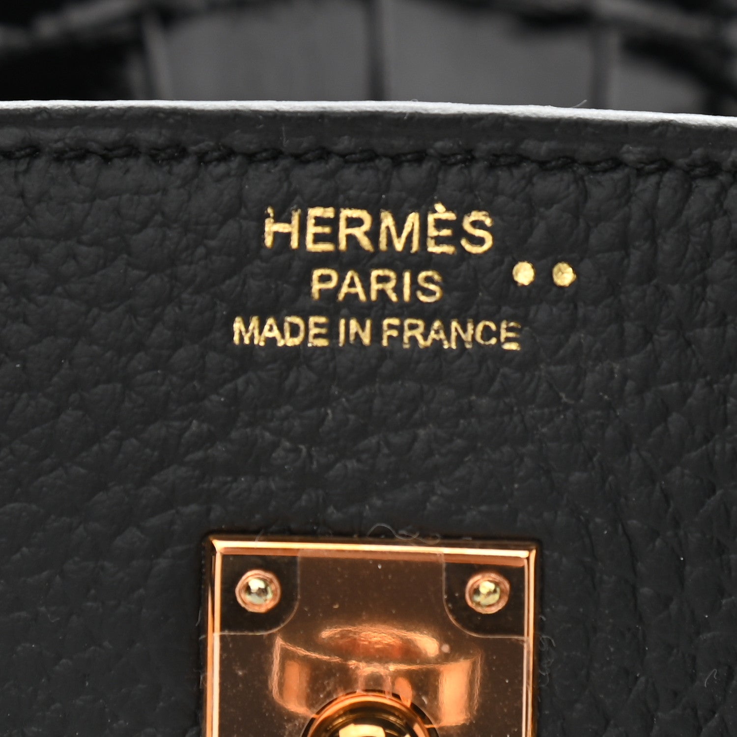 Hermes Togo Shiny Niloticus Crocodile Birkin Touch 25 Black 5 of 10