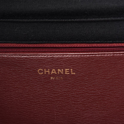 Chanel Jersey Quilted Medium Single Flap Black 6 of 12