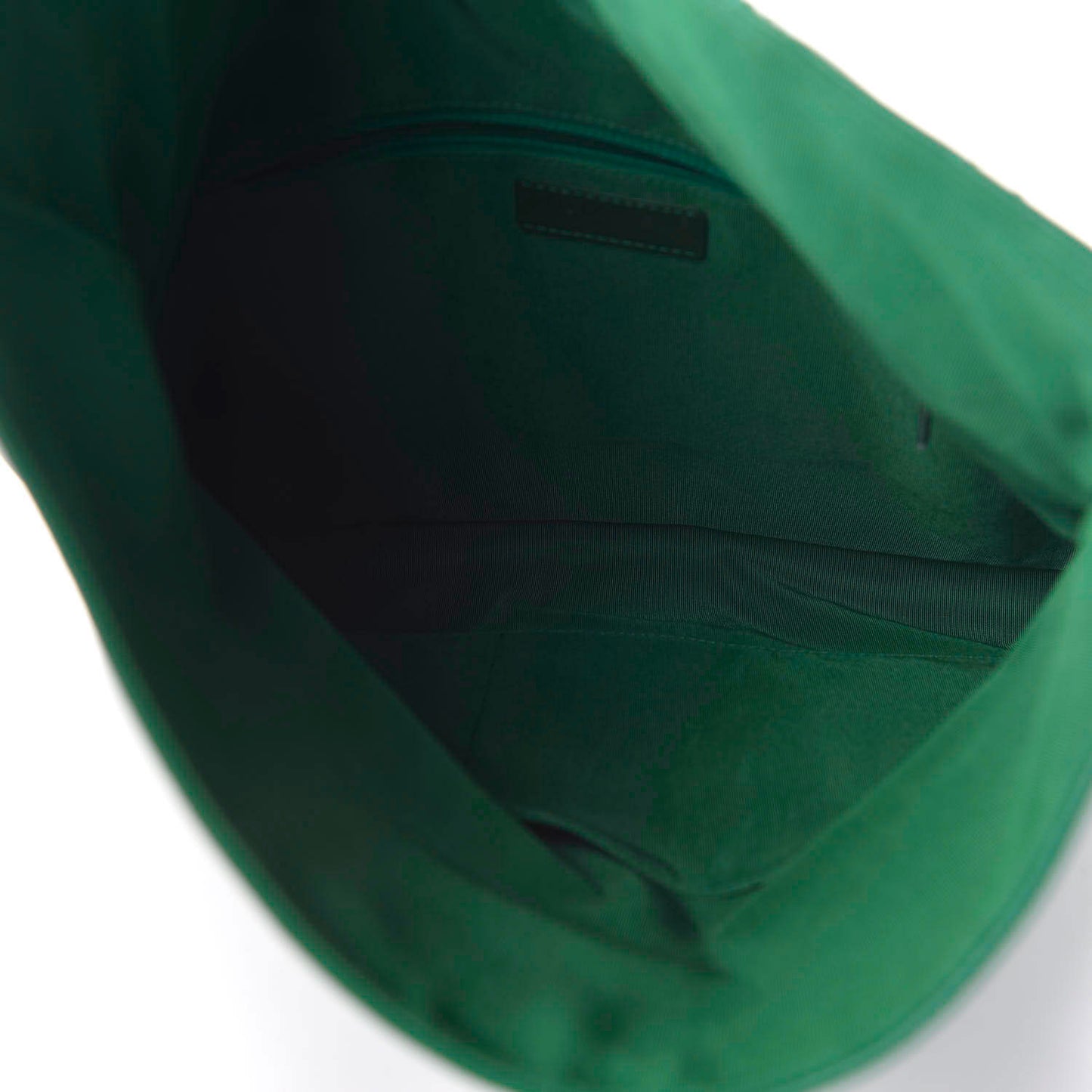 Lambskin Quilted Grip Clutch Green