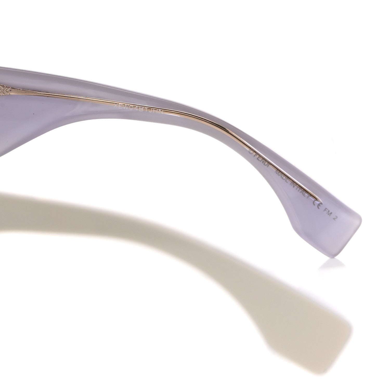 Fendi Acetate FF Sunglasses FF 0434/G/S White Gold 6 of 7