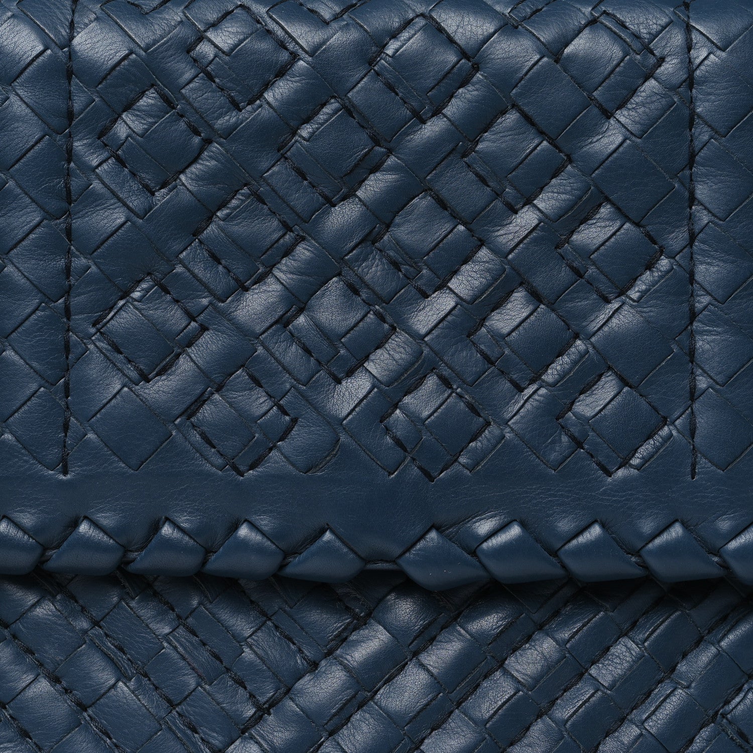 Bottega Veneta Nappa Intrecciato Stitched Small Olimpia Shoulder Bag Blue 8 of 10