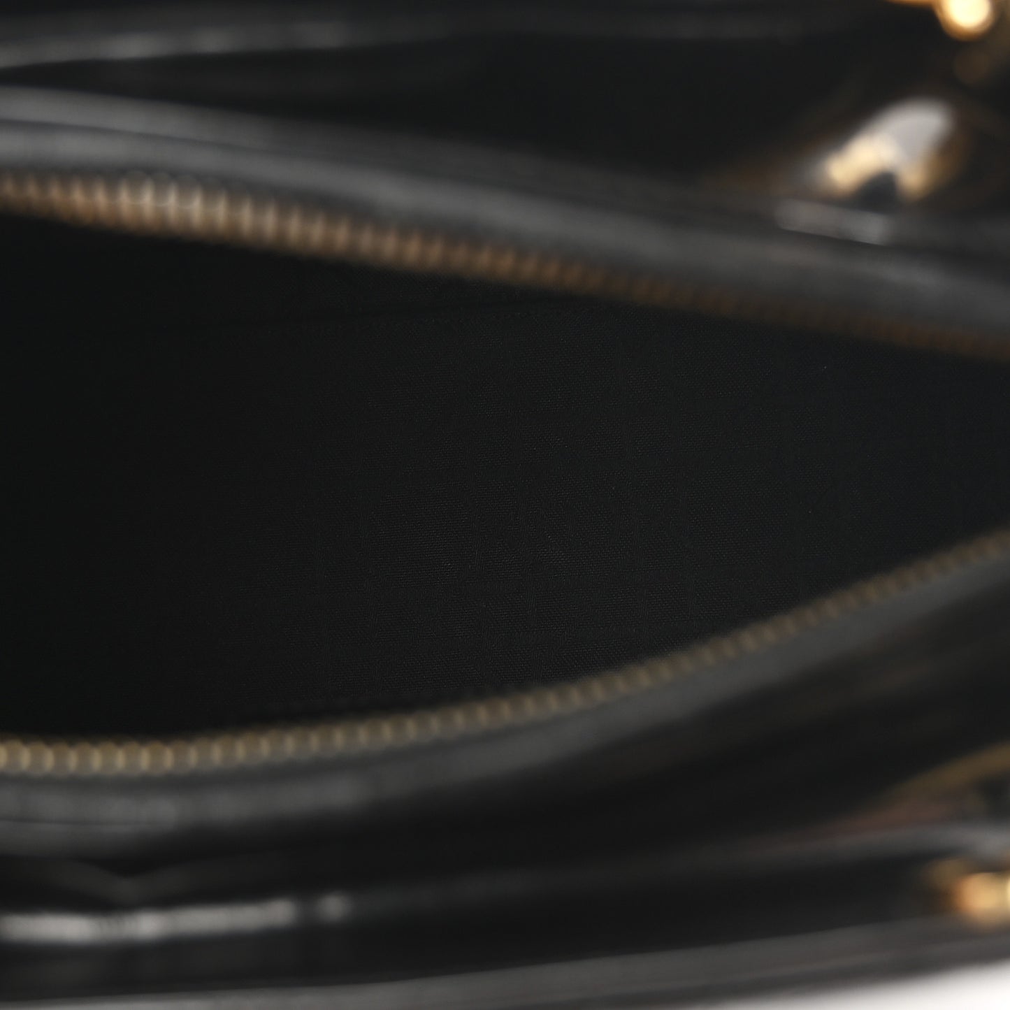 Patent Cannage Medium Lady Dior Black