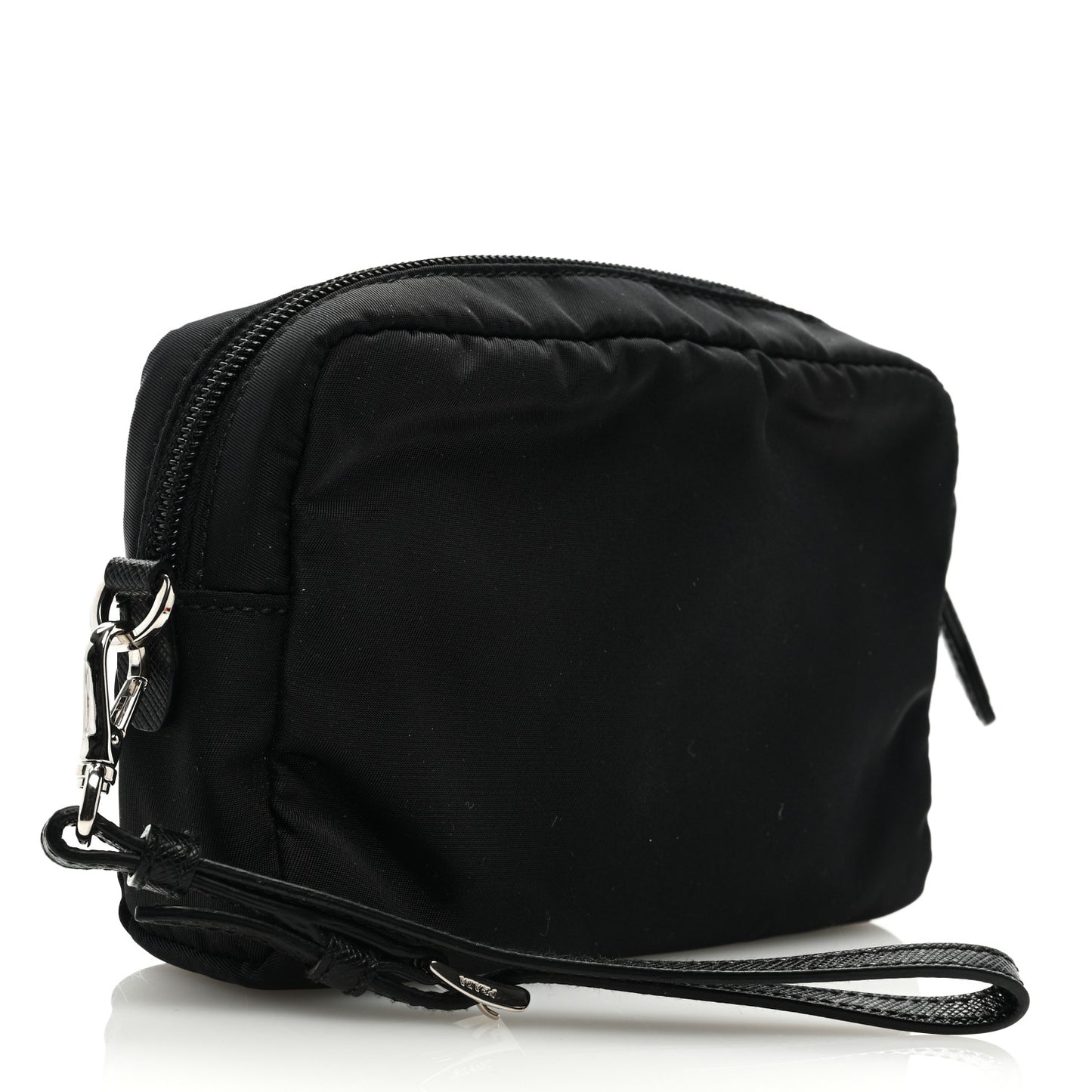 Tessuto Nylon Wristlet Pouch Black