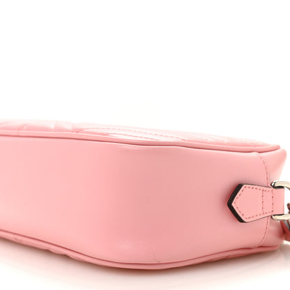 Gucci Calfskin Matelasse Small GG Marmont Chain Shoulder Bag Wild Rose 10 of 12