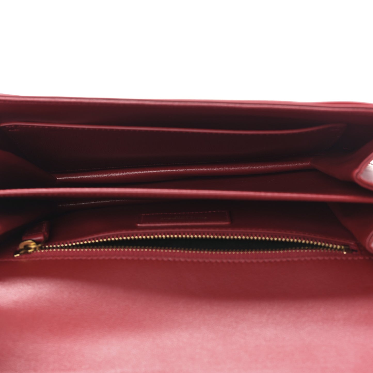 Smooth Calfskin Le Maillon Satchel Rouge Eros