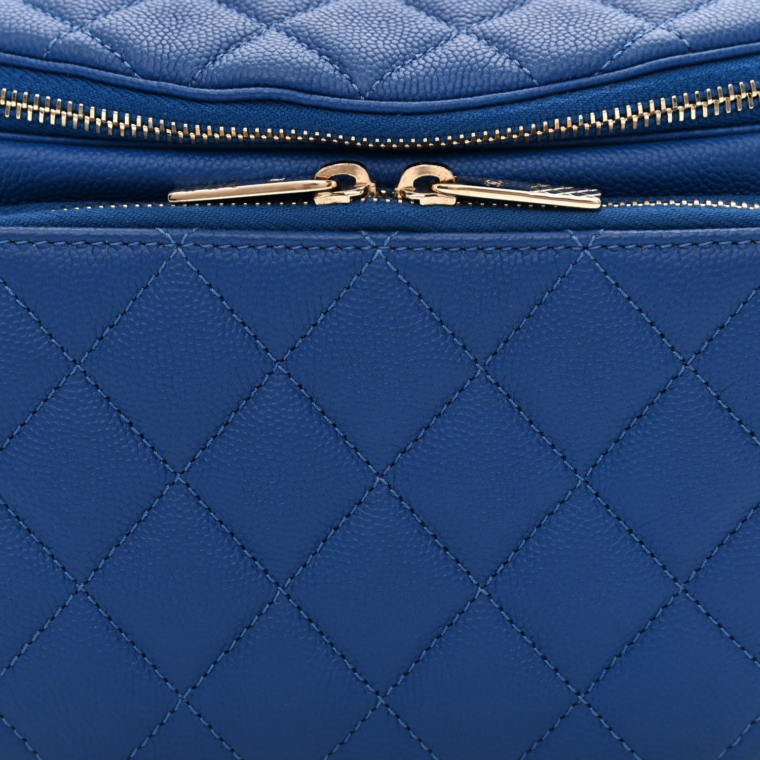 Chanel Caviar Quilted Business Affinity Waist Belt Bag Dark Blue 9 of 11