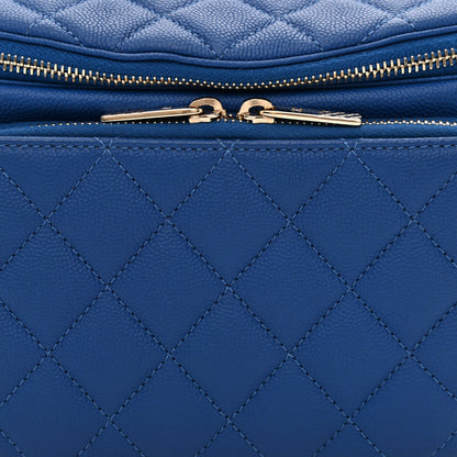 Chanel Caviar Quilted Business Affinity Waist Belt Bag Dark Blue 9 of 11