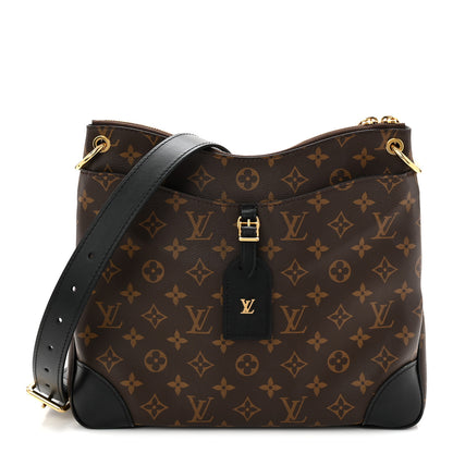 Louis Vuitton Monogram Odeon MM Black 1 of 9