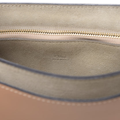 Chloe Calfskin Suede Medium Faye Shoulder Bag Blushy Pink 6 of 13