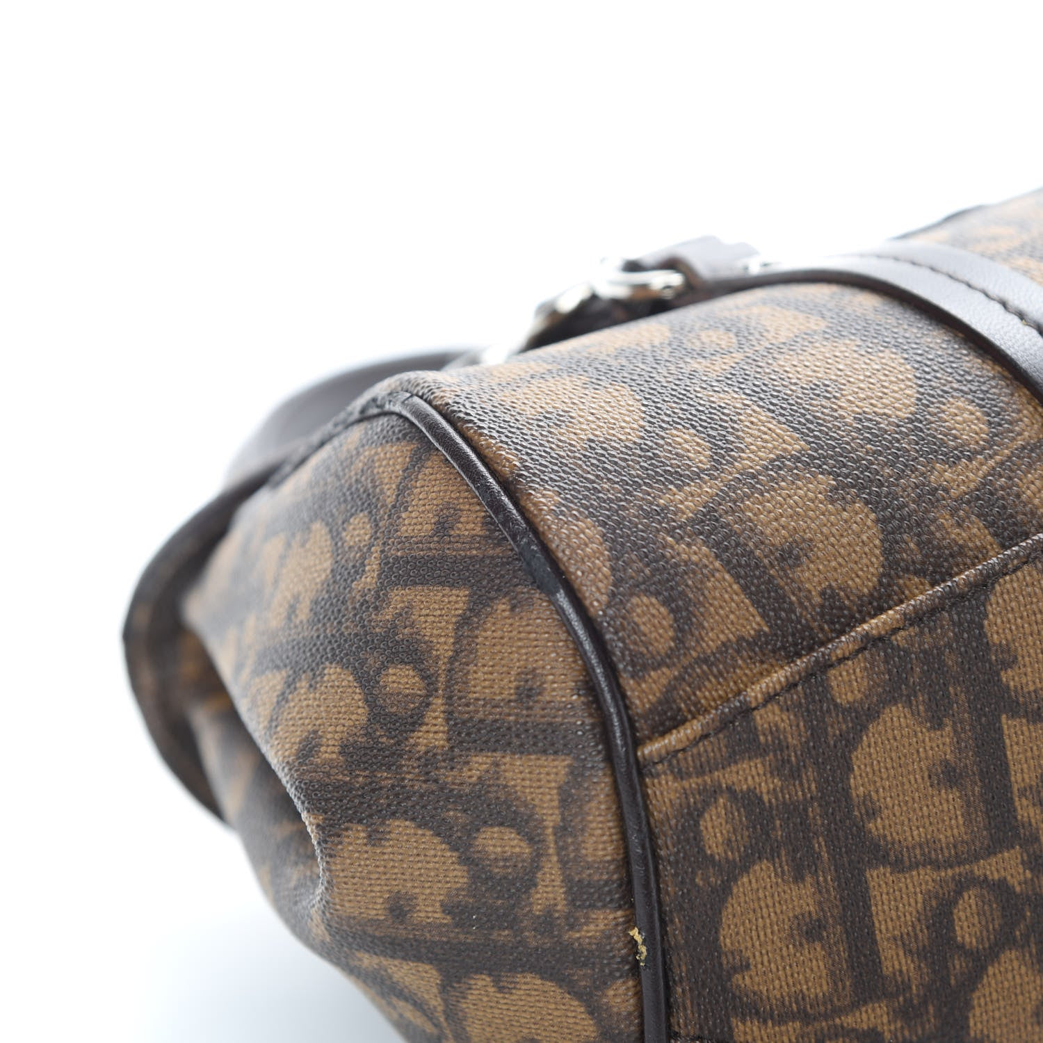 Christian Dior Monogram Romantique Trotter Bag Brown 12 of 18