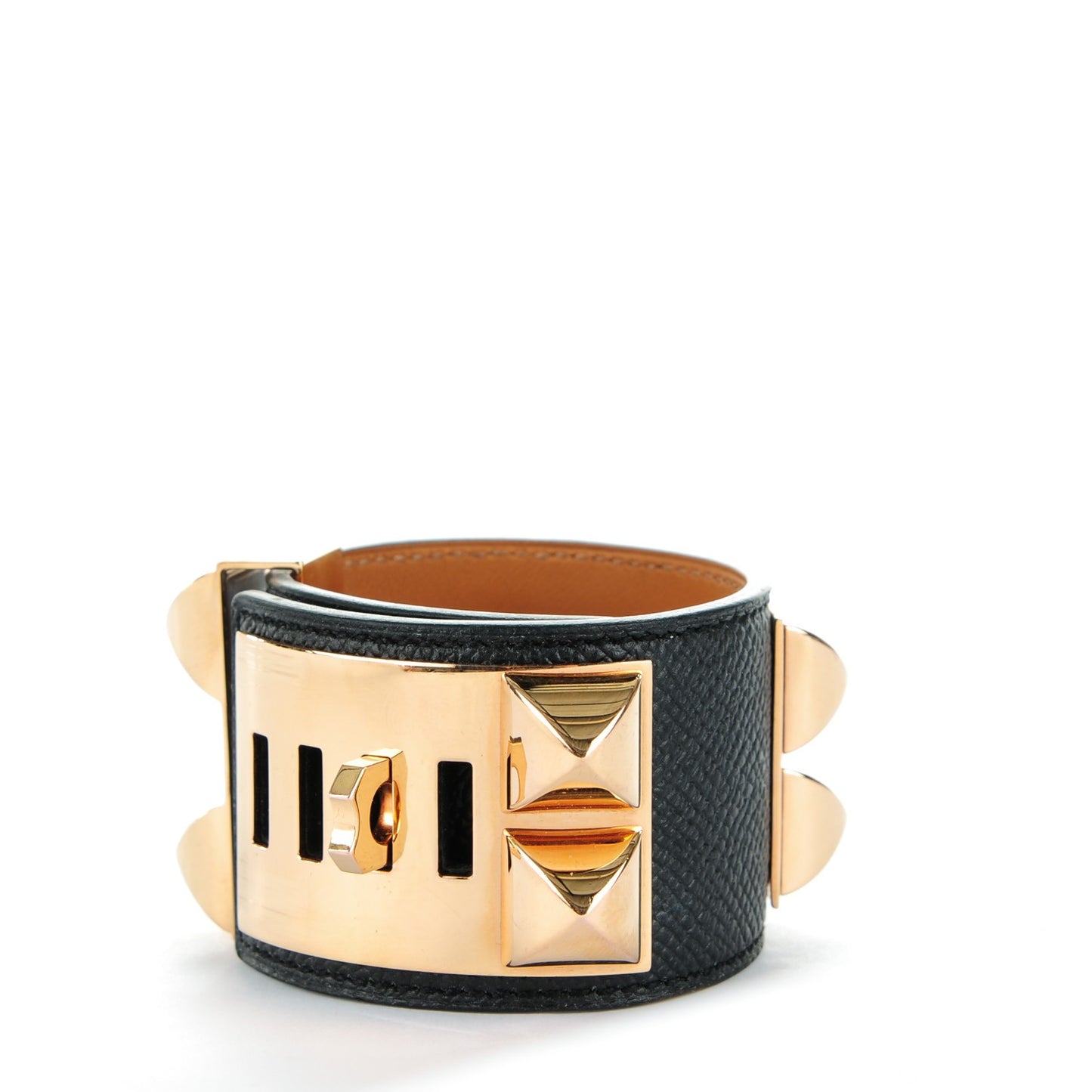 Epsom Collier de Chien CDC Bracelet S Black