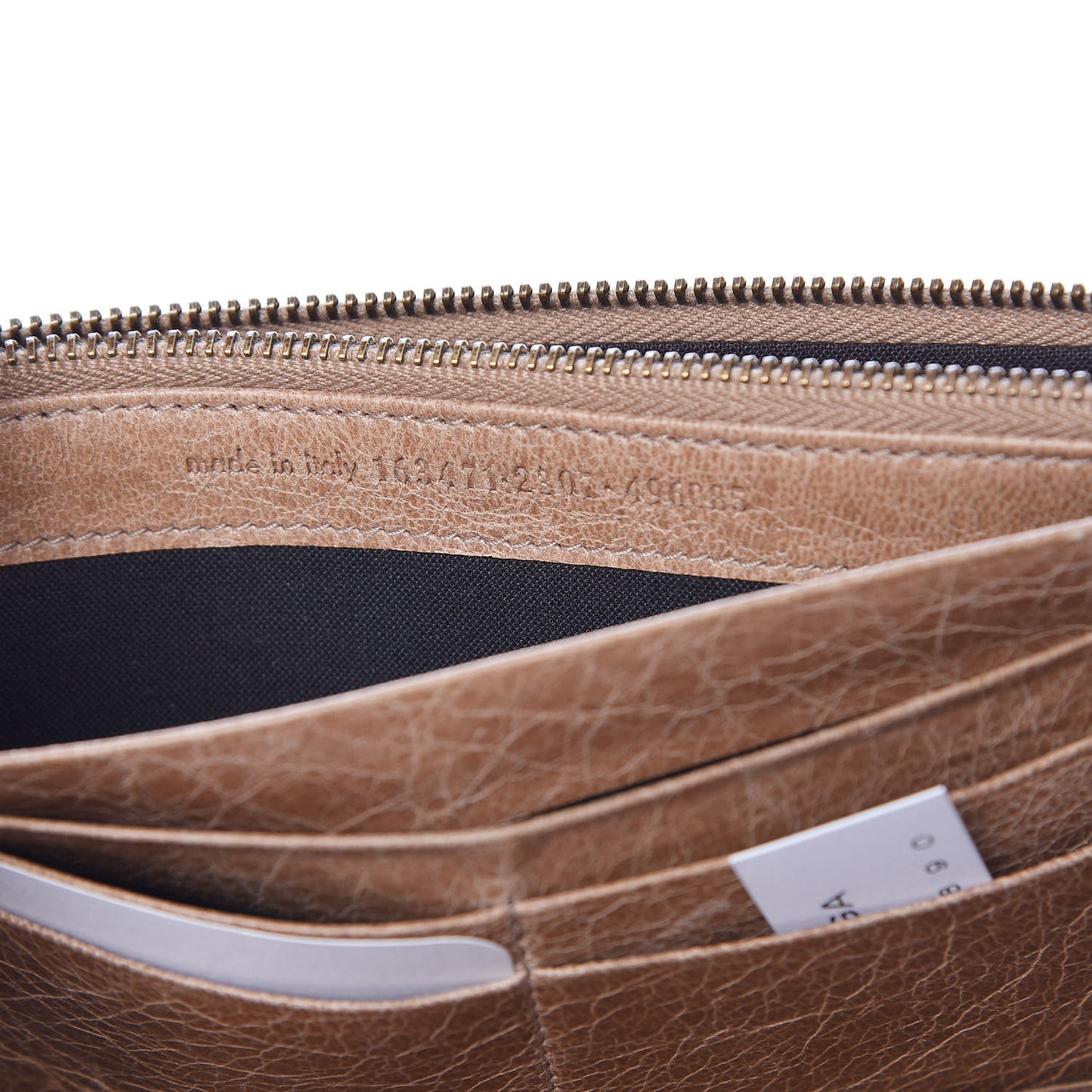 Agneau Classic Hardware Money Wallet Seigle