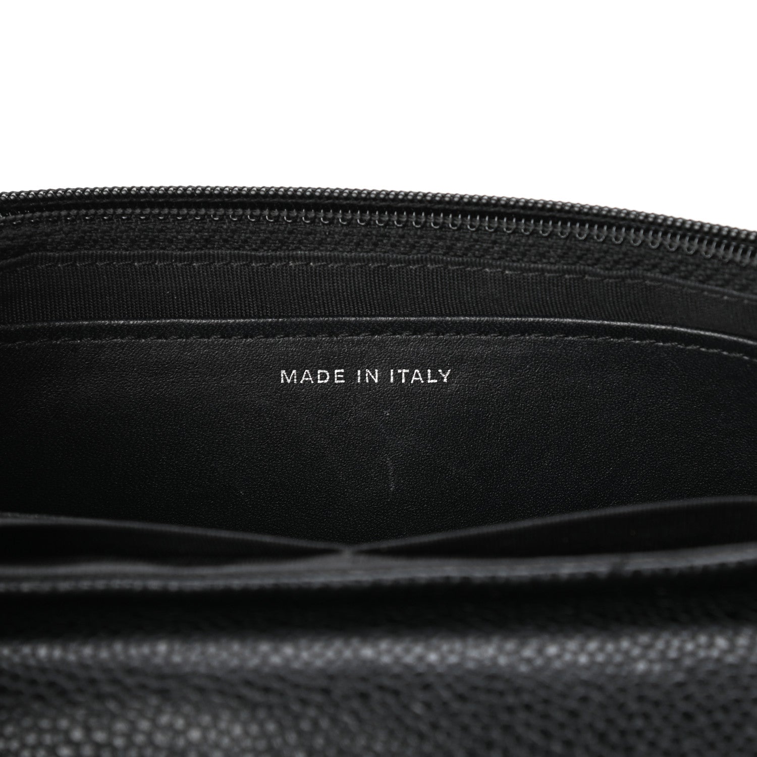 Chanel Caviar Half Moon Wallet On Chain WOC Black 7 of 11