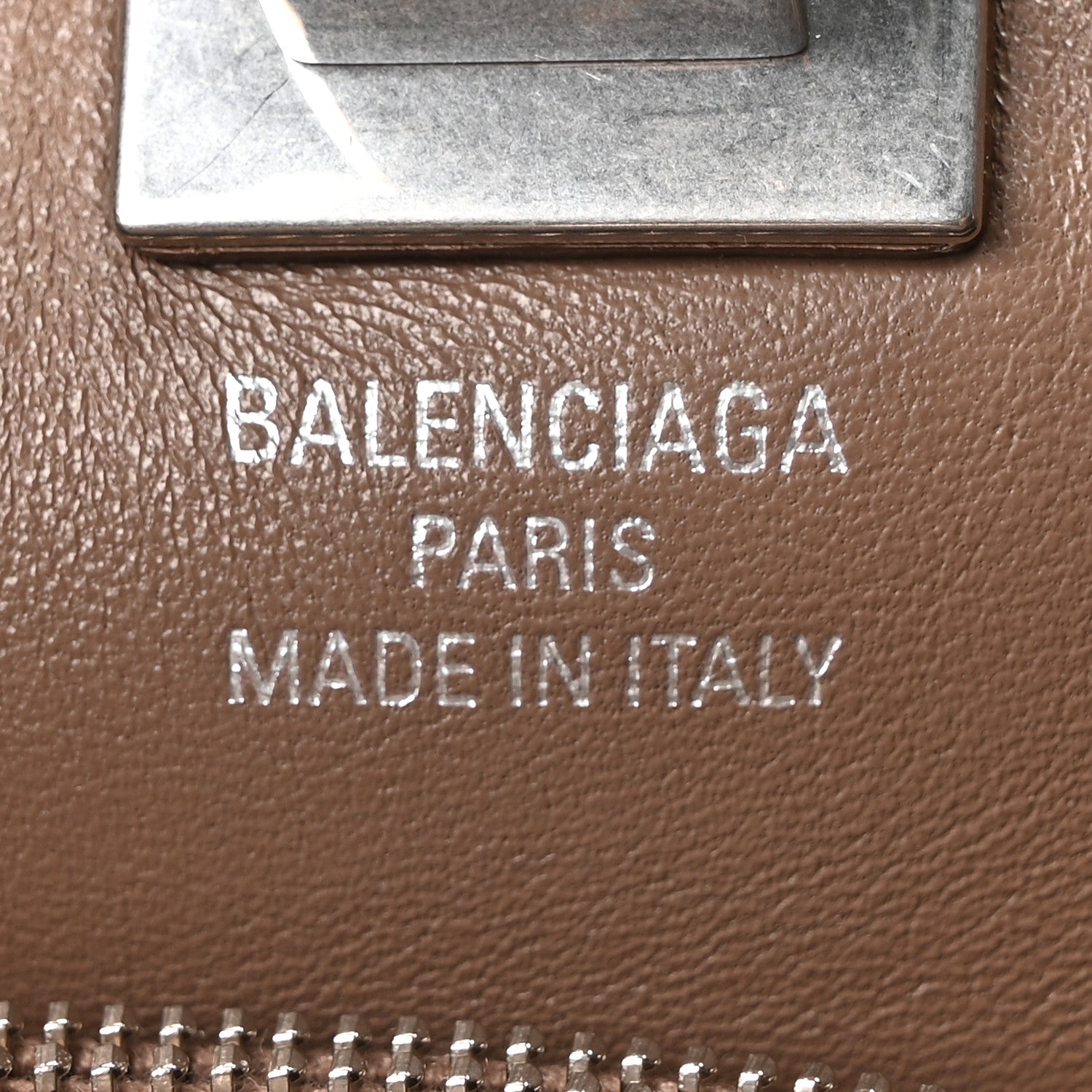 Balenciaga Smooth Calfskin Small Bel Air Carry All Bag Dark Taupe Dark Taupe Dark Taupe 6 of 9