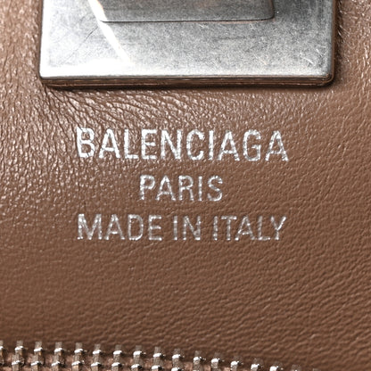 Balenciaga Smooth Calfskin Small Bel Air Carry All Bag Dark Taupe Dark Taupe Dark Taupe 6 of 9