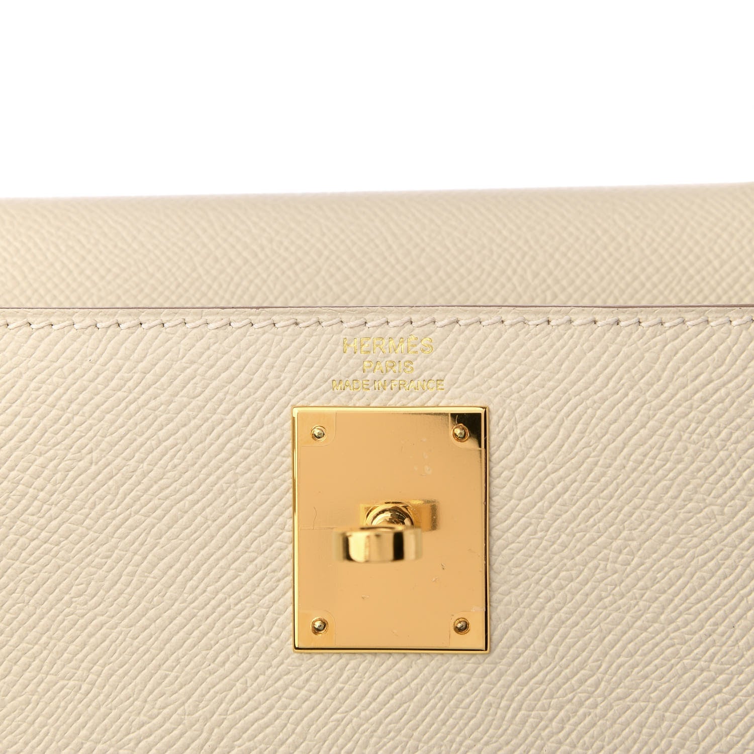Hermes Epsom Kelly Sellier 28 Craie 7 of 7