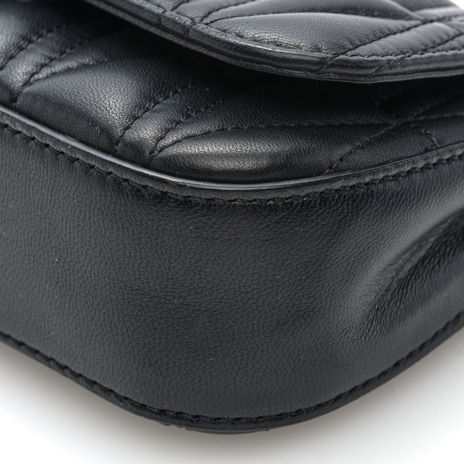 Versace Nappa Quilted Virtus Evening Bag Black 9 of 9