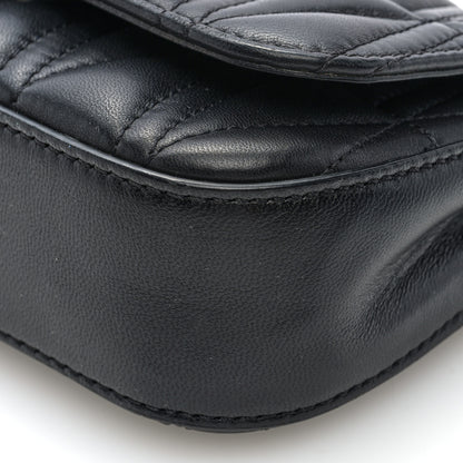 Versace Nappa Quilted Virtus Evening Bag Black 9 of 9