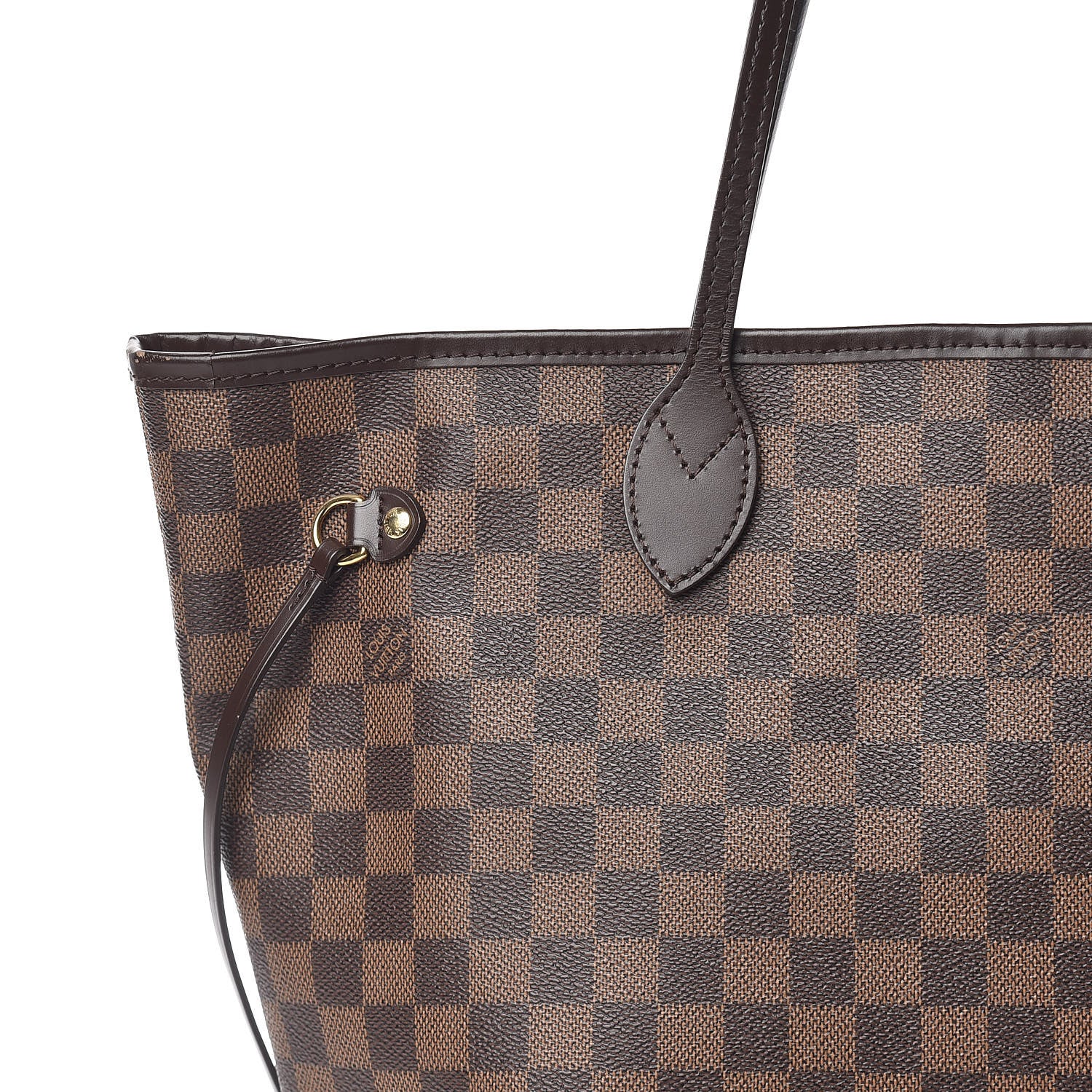 Louis Vuitton Damier Ebene Neo Neverfull MM Rose Ballerine 15 of 15