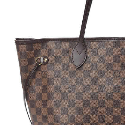 Louis Vuitton Damier Ebene Neo Neverfull MM Rose Ballerine 15 of 15