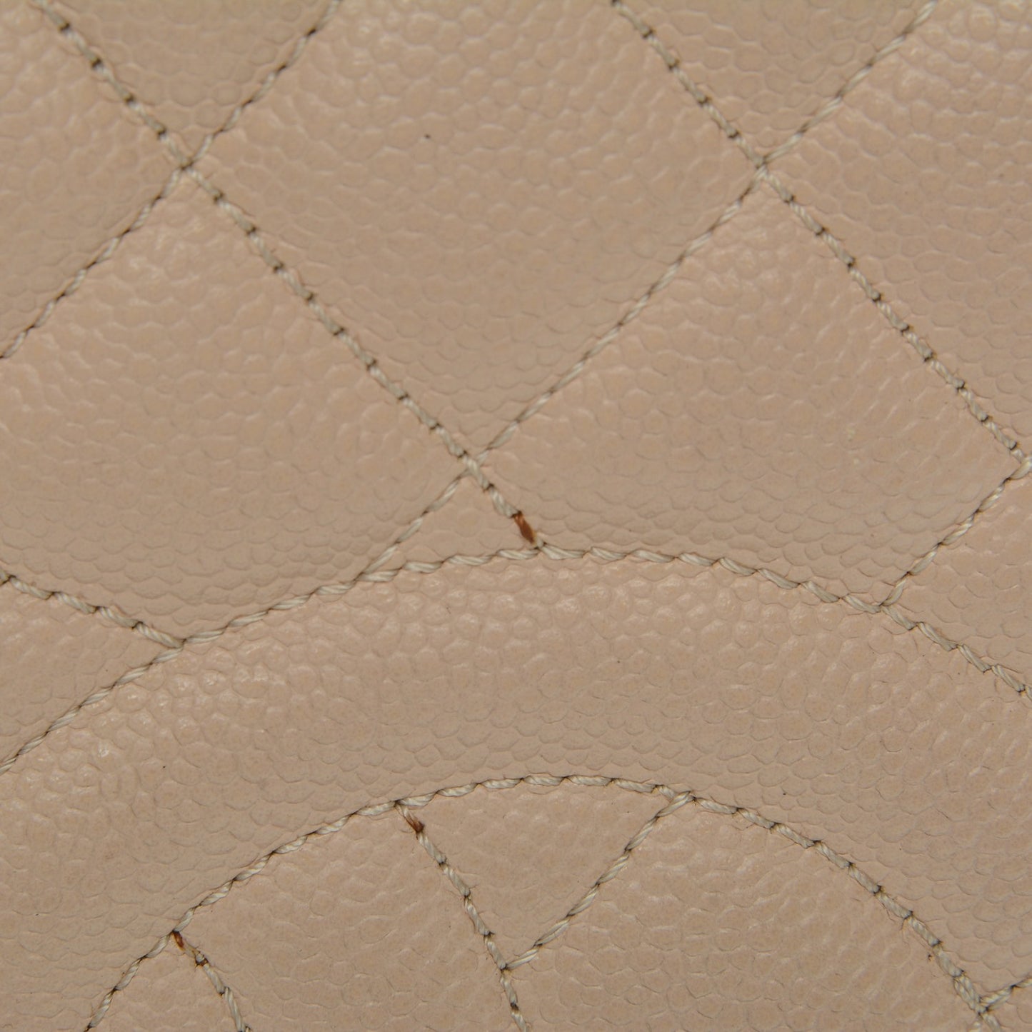 Caviar Quilted Grand Shopping Tote GST Beige Clair