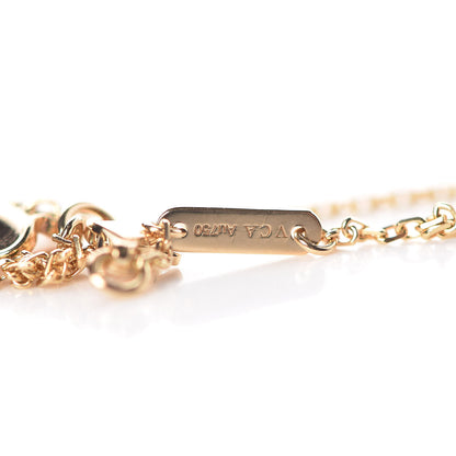 Van Cleef & Arpels 18K Yellow Gold Diamond Mini Frivole Bracelet 5 of 6