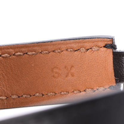 Hermes Chamonix Rivale Double Tour Bracelet XS Black 5 of 7