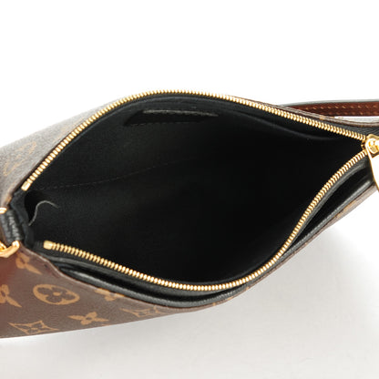 Louis Vuitton Monogram Pallas Clutch Black 5 of 8