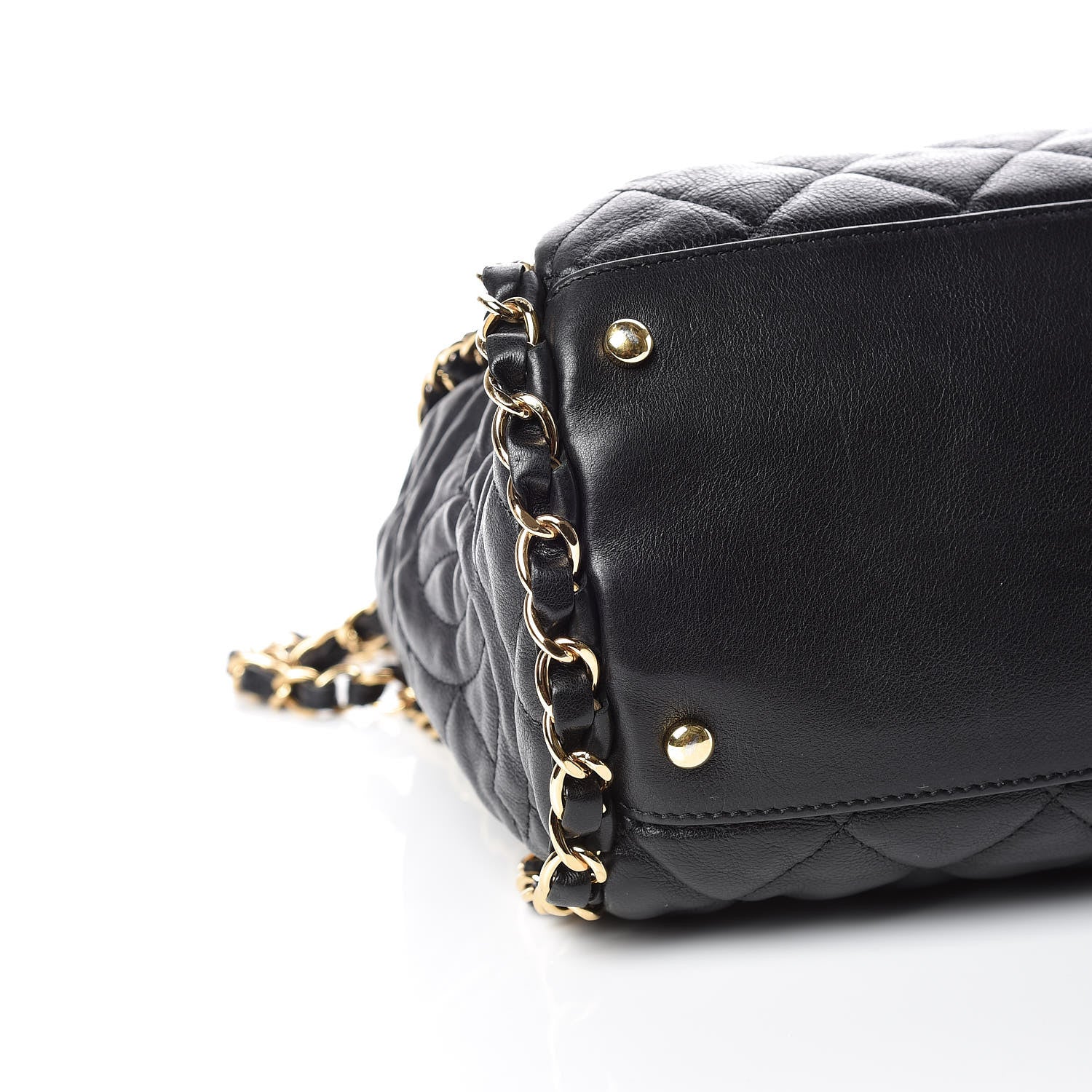 Chanel Calfskin Quilted Large Chain Me Hobo Black 5 of 10