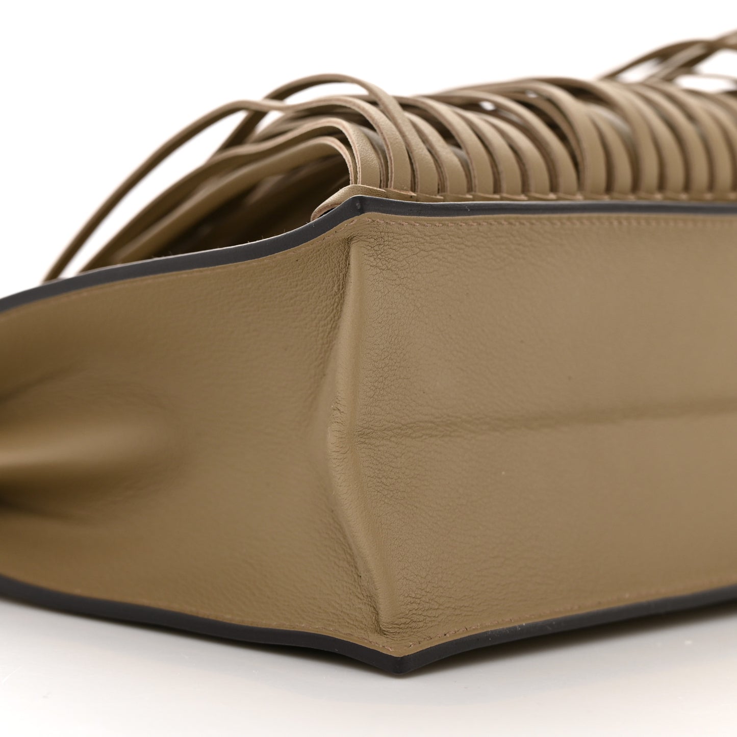Swift Kelly Danse Anate Fringed Belt Bag Beige Marfa
