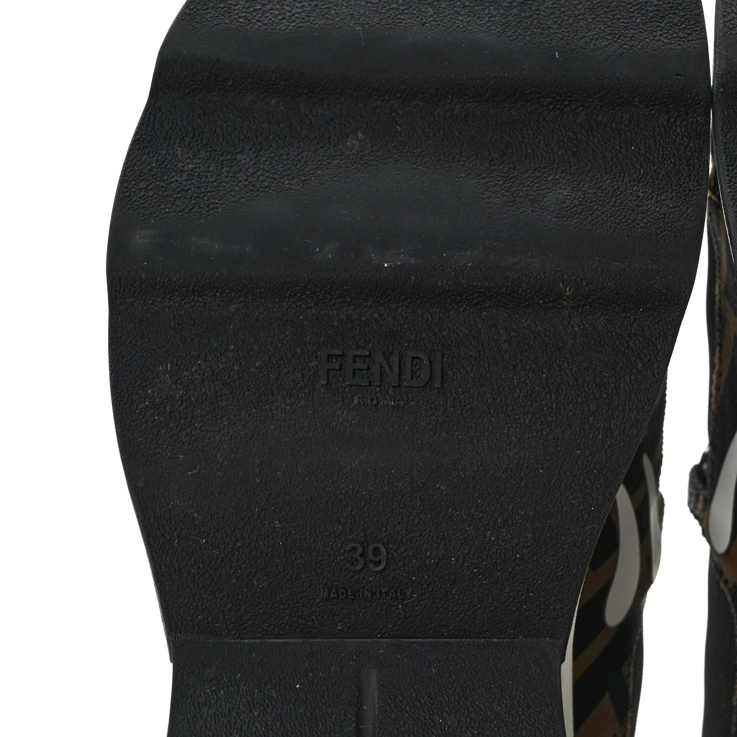 Fendi Technical Mesh Lycra FFreedom Patchwork Sneakers 39 Black Tobacco 6 of 8