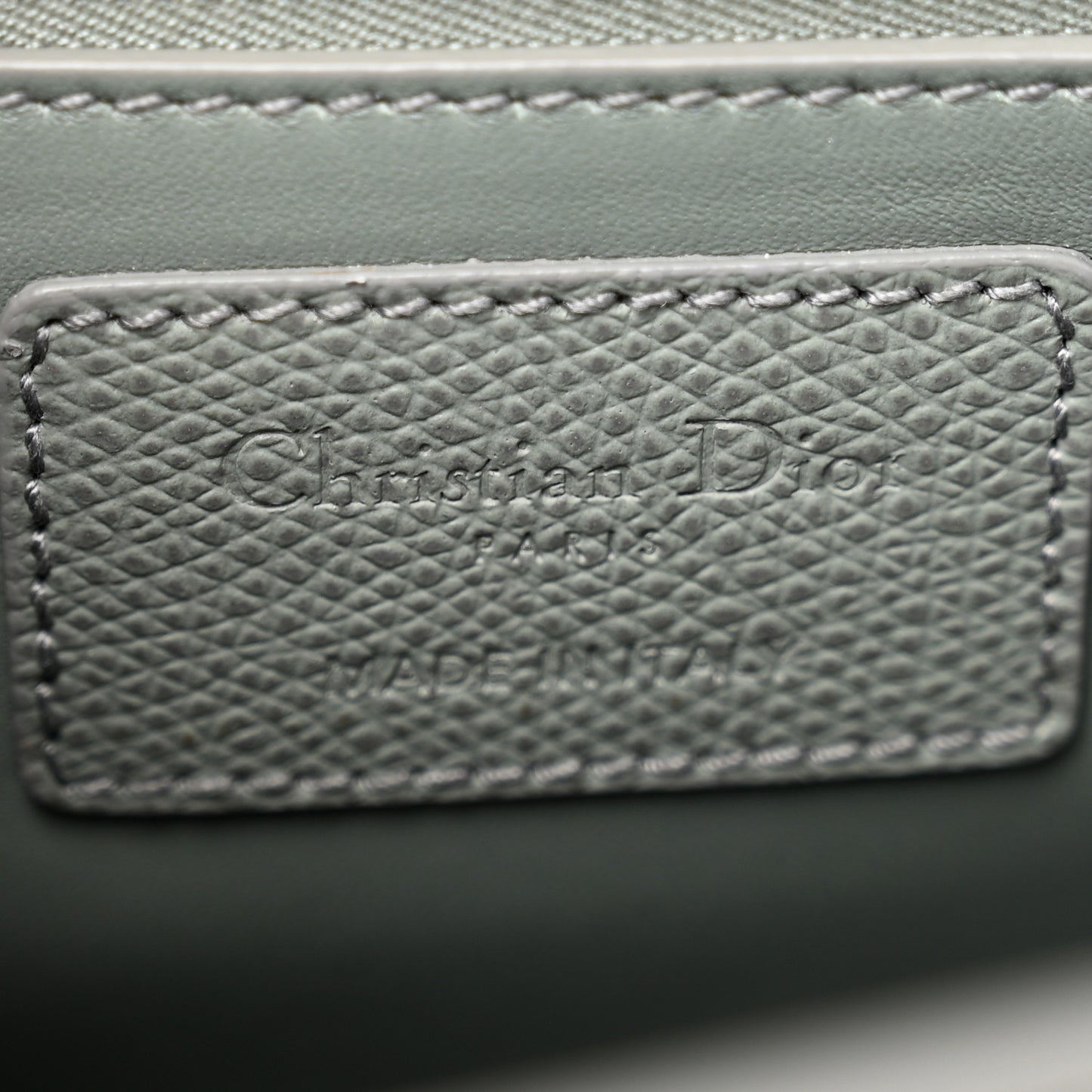 Ultra Matte Grained Calfskin 30 Montaigne Flap Bag Grey
