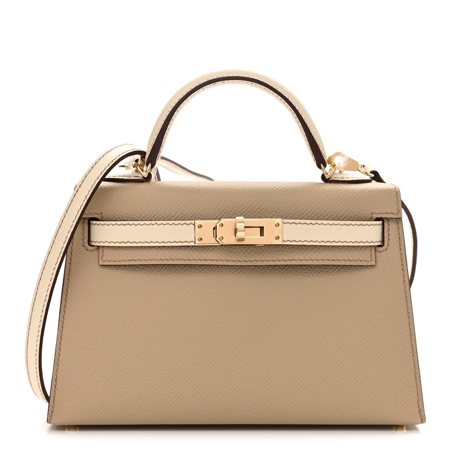 Hermes Epsom Horseshoe Mini Kelly Sellier 20 Trench Craie 1 of 10