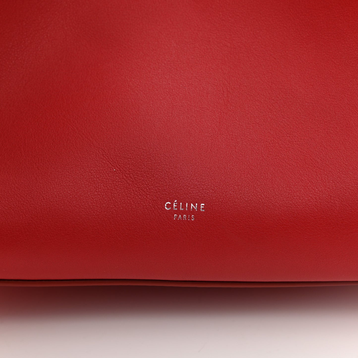 Smooth Calfskin Small Big Bag Pop Red